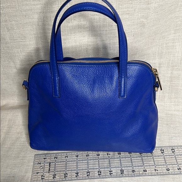 Kate Spade Maise Blue Bow Satchel Bag with Gold Hardware - Picture 4 of 10